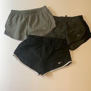 3 pairs of Nike Dri-Fit shorts